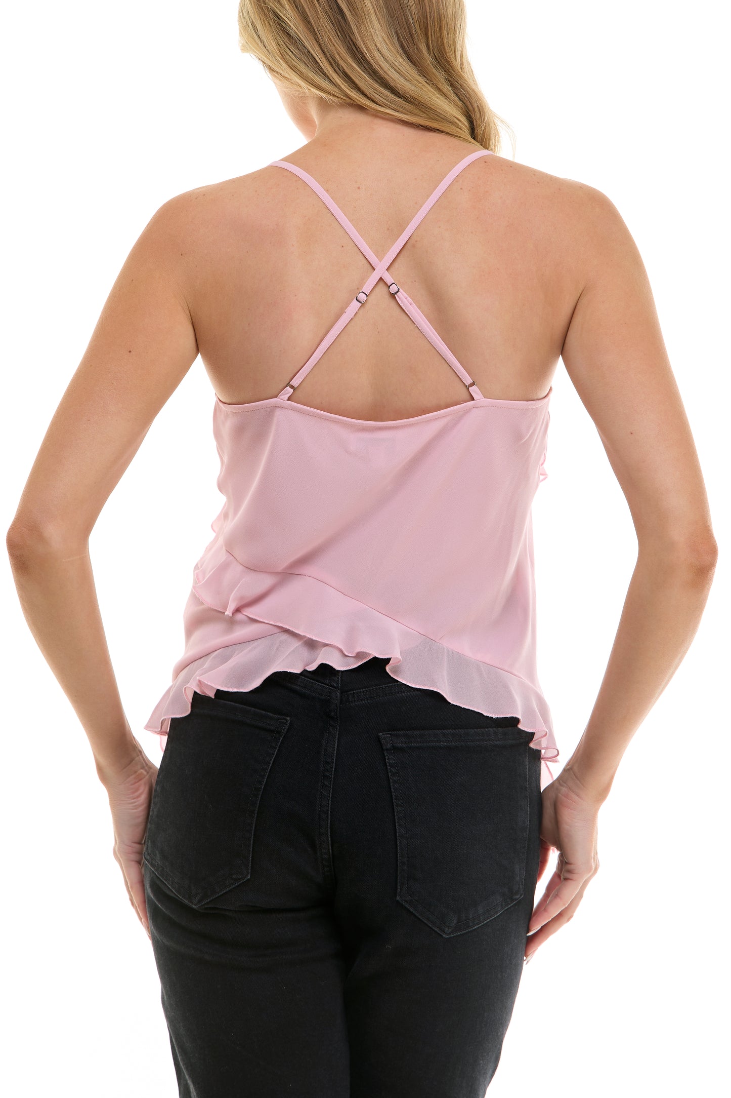 Woven Ruffle Cami