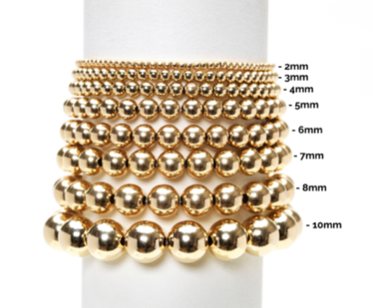 Karen Lazar 2MM and 4MM Rose Gold Bracelet Set